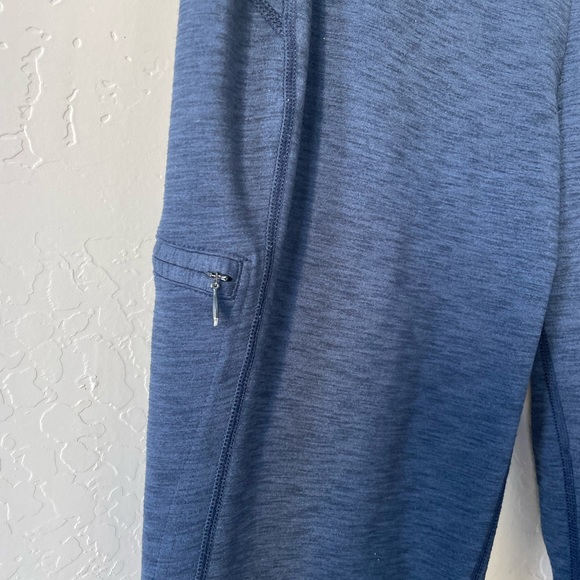 Duluth Trading Blue High Rise Boot Cut Yoga Pants Women's M x 31 - Picture 3 of 5